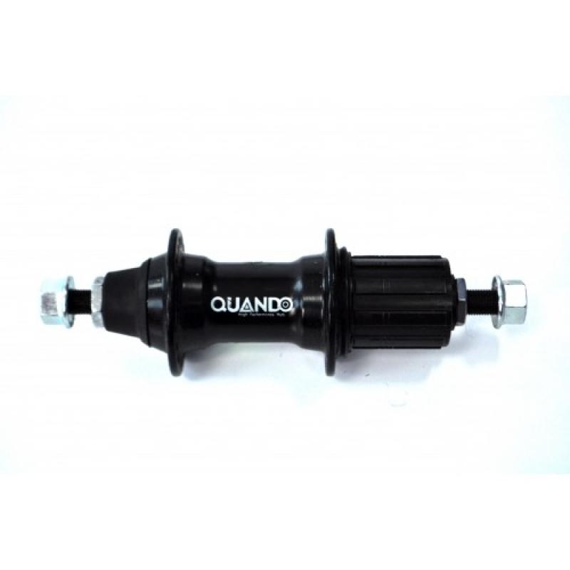 Купить Втулка задняя V-Brake Quando KT-SH3R 36H под кассету 8-9зв,крепл. гайки, AL, черн.